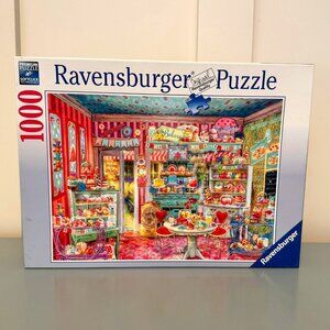 Ravensburger Puzzle “The Candy Shop” 1000 Piece Jigsaw Puzzle–COMPLETE!